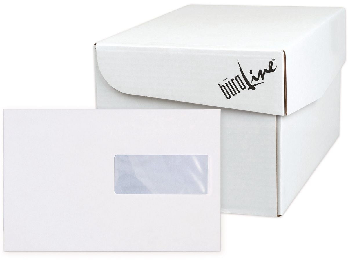 Buroline Couvert C5, Fenster rechts, weiss, 100 g/m² – Büroline – 250 Stk.