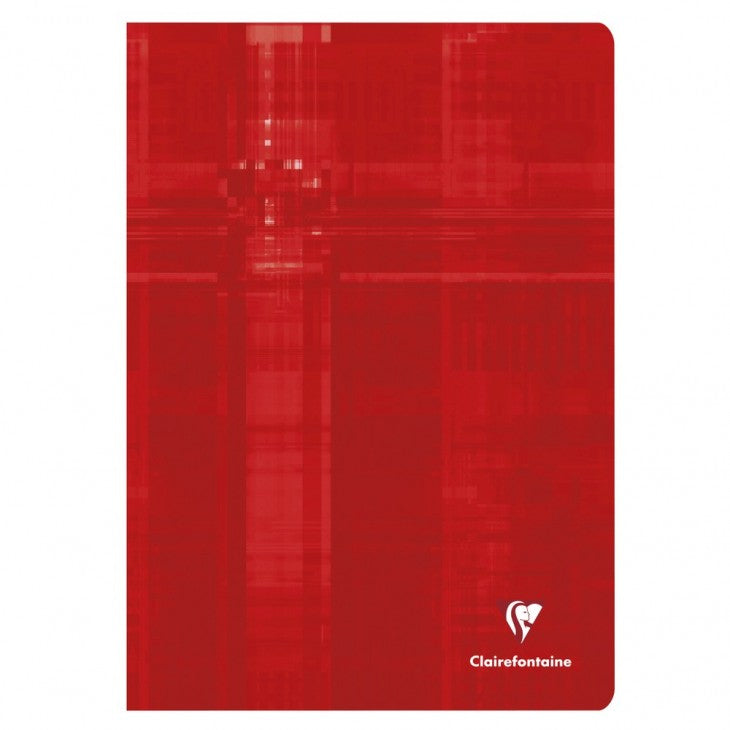 Clairefontaine Notizheft, A4, blanko, Klammerheftung, Karton, 80 Seiten, 90 g/m² – farbig sortiert
