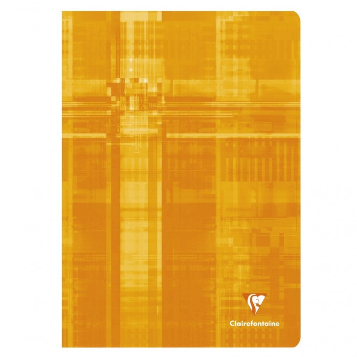 Clairefontaine Notizheft, A4, kariert 5 mm, Klammerheftung, Karton, 96 Seiten, 90 g/m² – sortiert