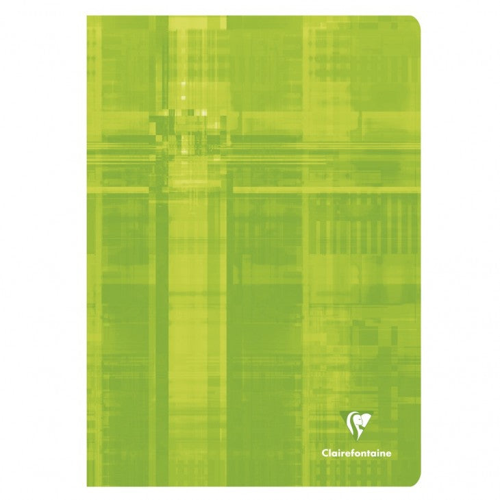 Clairefontaine Notizheft, A4, blanko, Klammerheftung, Karton, 80 Seiten, 90 g/m² – farbig sortiert