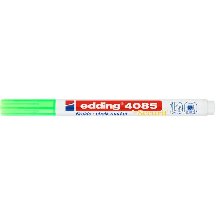 Edding 4085 Kreidemarker – Rund 1–2 mm – Grün, für Glas und andere glatte Oberflächen