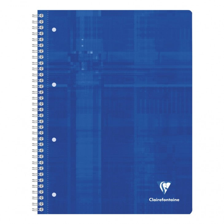 Clairefontaine Collegeblock, Karton, 120 Blatt, 4-fach gelocht, perforiert, 90 g/m² – sortiert