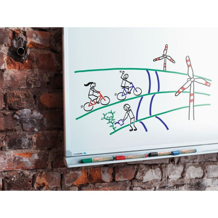 Edding Whiteboard-Marker 29 EcoLine – Keilspitze 1-5 mm – Grün – Trocken abwischbar
