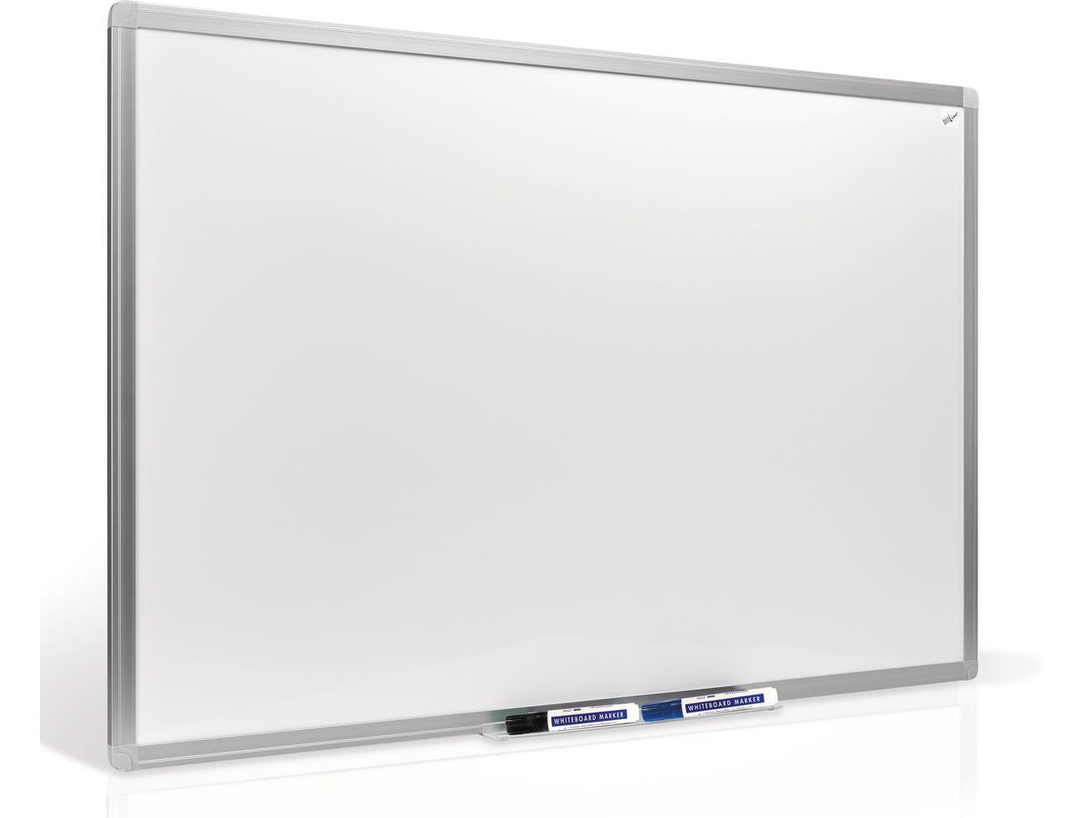 Buroline Whiteboard – Stahl, magnetisch – 90 × 120 cm