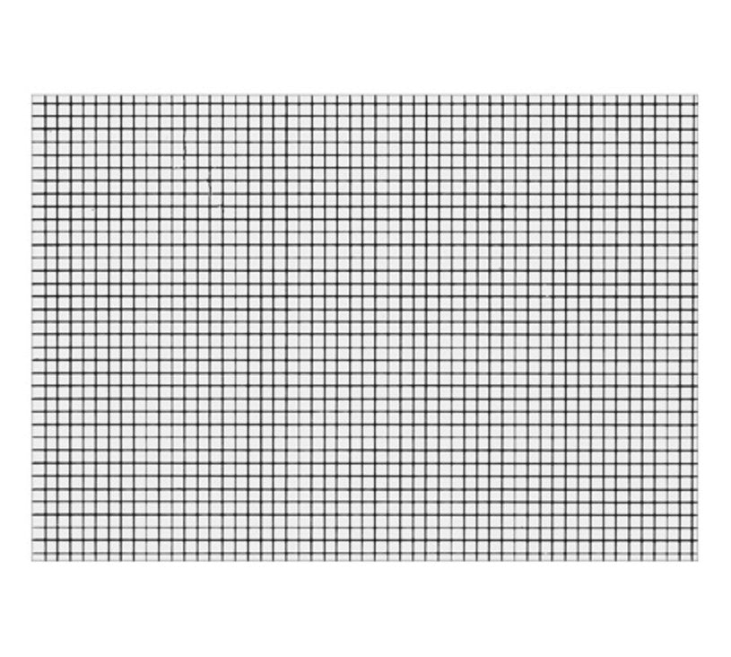 Biella Karteikarte A5 quer, kariert, weiss, 200 g/m², Karteikarton – 100 Stück