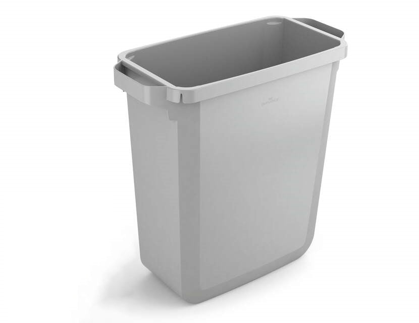 Durable Recyclingbehälter DURABIN ECO – 60 l – Kunststoff, rechteckig – grau