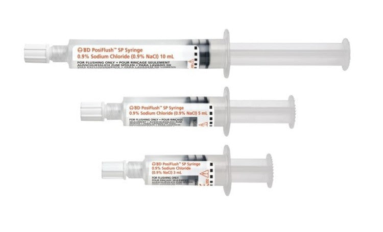 BD PosiFlush Spülsystem – 10 ml, NaCl 0,9%, steril, 30 Stück