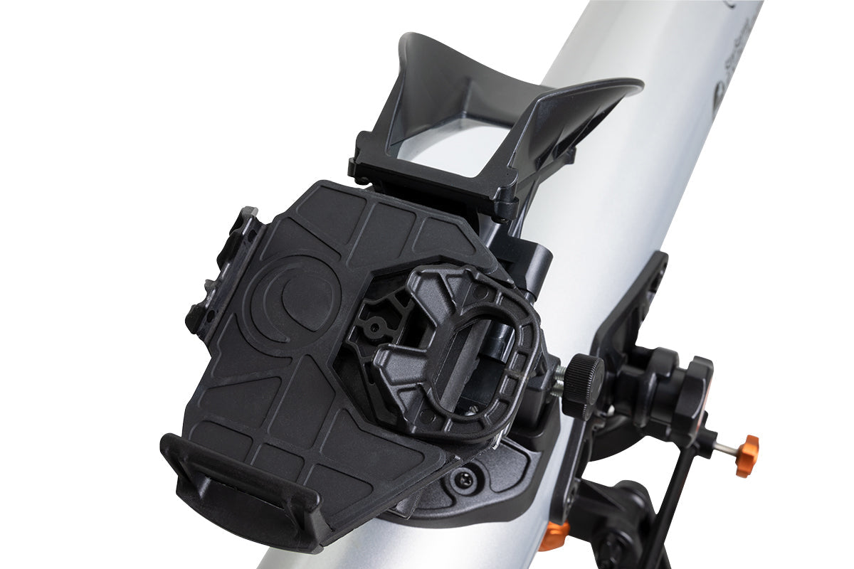 Celestron StarSense Explorer LT 70AZ – Refraktor, 70 mm f/10, 700 mm Brennweite, 165× Vergrösserung, silber