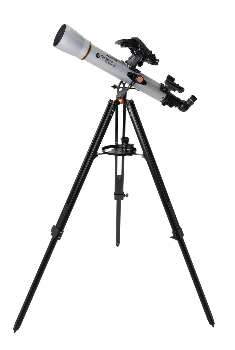 Celestron StarSense Explorer LT 70AZ – Refraktor, 70 mm f/10, 700 mm Brennweite, 165× Vergrösserung, silber