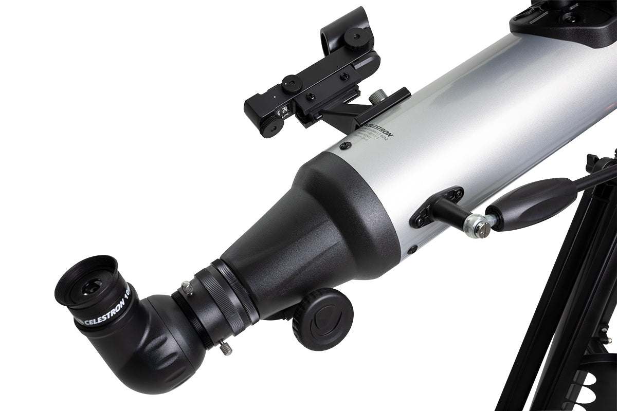 Celestron StarSense Explorer LT 70AZ – Refraktor, 70 mm f/10, 700 mm Brennweite, 165× Vergrösserung, silber