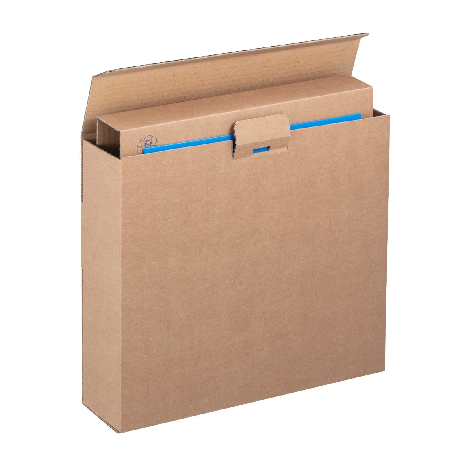 Brieger Versandkarton – 322 × 290 × 75 mm, braun – 25 Stk.