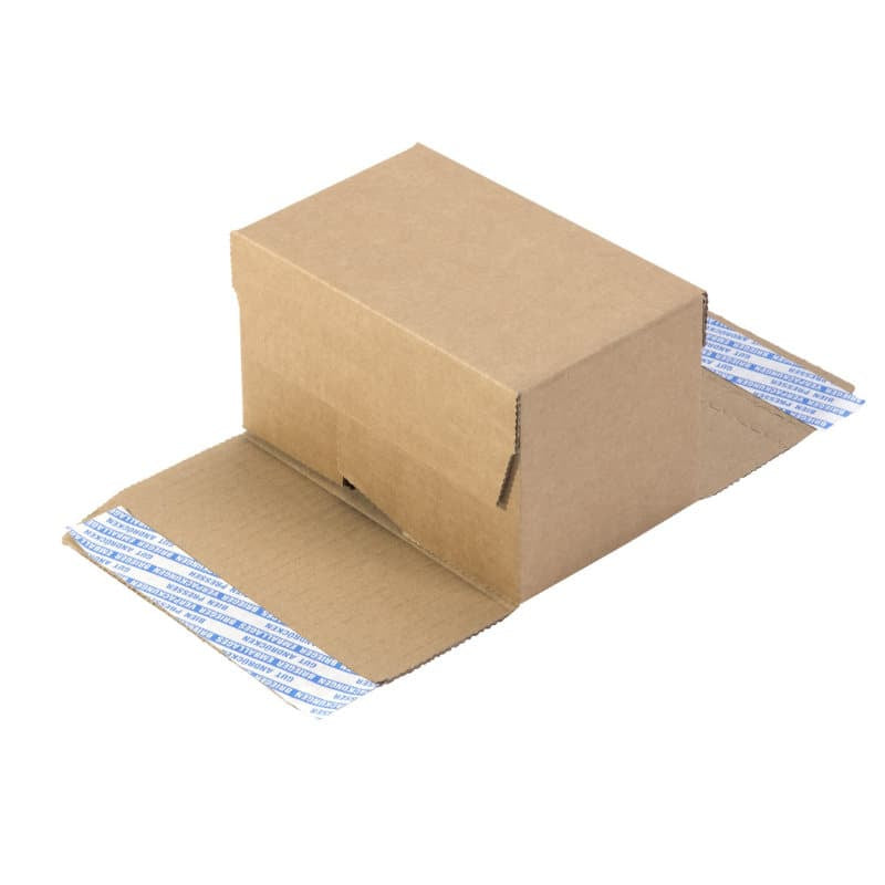 Brieger Versandkarton – 100 × 170 × 105 mm, selbstklebend, braun