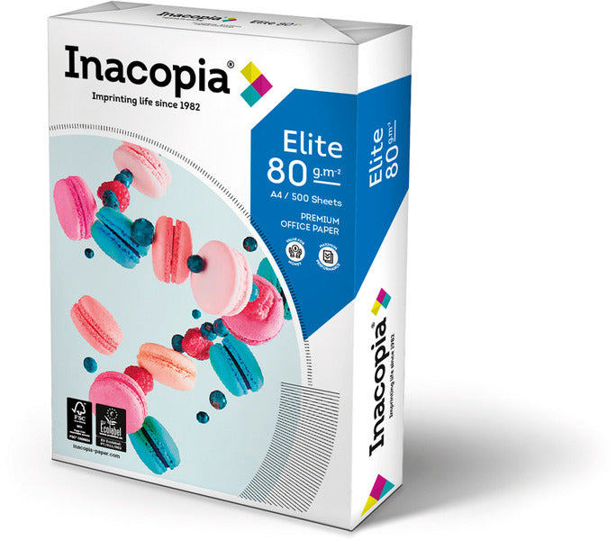 Scaldia Inacopia Elite/Inaset+ Kopierpapier – A3, 80 g/m², hochweiss – für Inkjet/Laser/Kopierer – FSC – 500 Blatt
