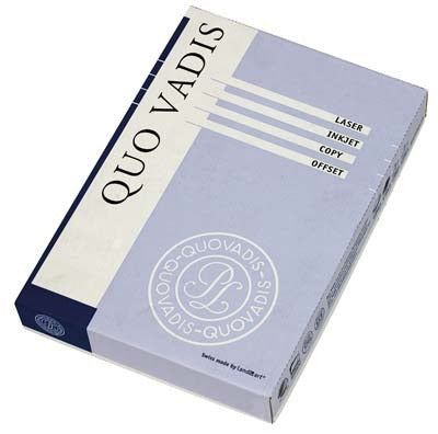 Papyrus Quo Vadis Kopierpapier – A4, 90 g/m², hochweiss – für Inkjet/Laser – 500 Blatt