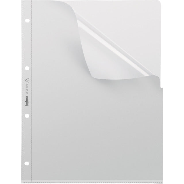 Kolma Sichtmappe A4 – Transparent, Kunststoff, Glänzend, 140 µm, 100% Rezyklierbar