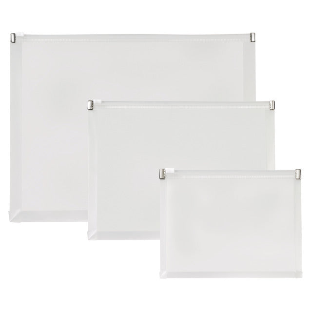 Kolma Sammelmappe, für A6, Kunststoff, transparent, mit Zippverschluss