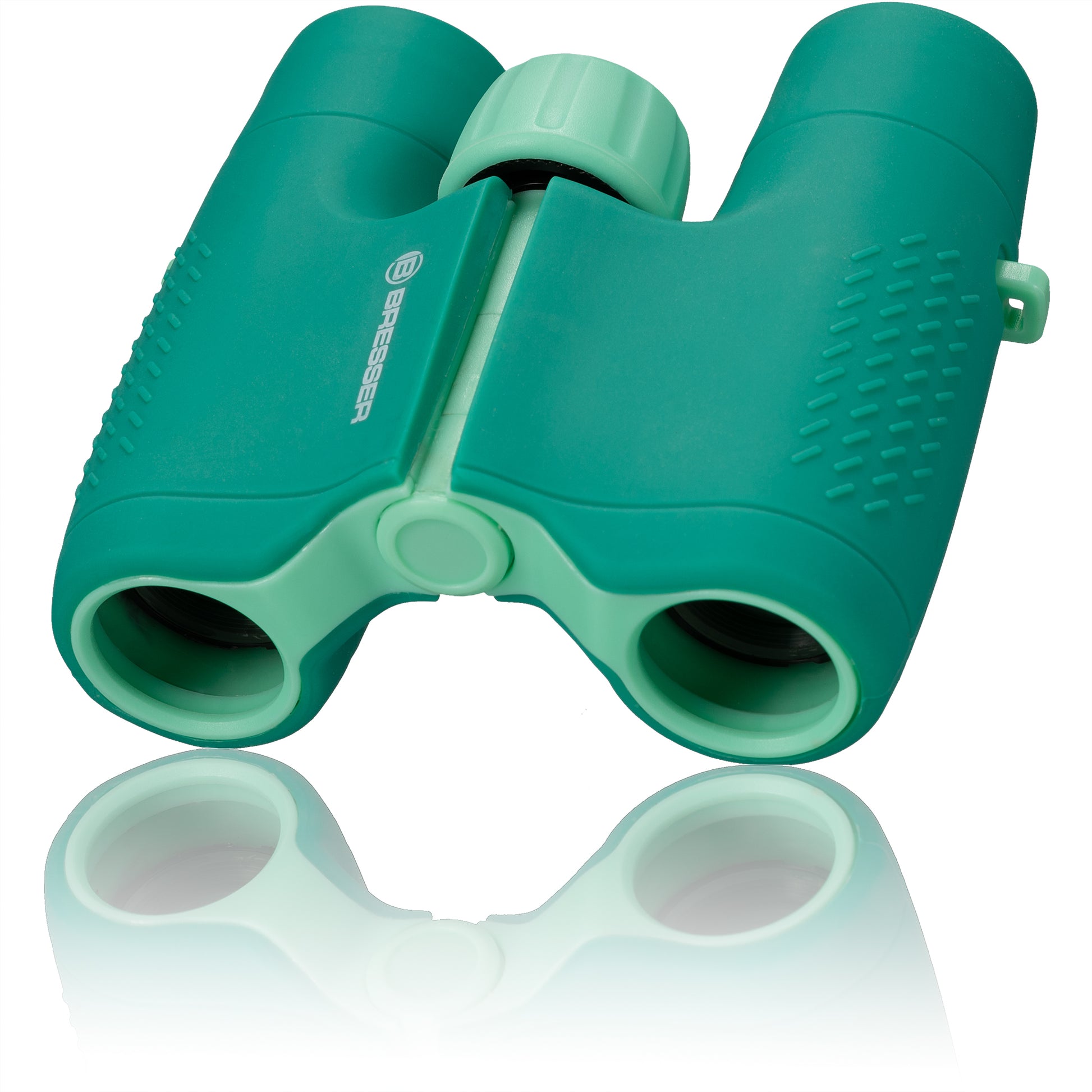 Bresser Optics Bresser Junior Kinderfernglas – 6×21, Sichtfeld 126 m – ab 6 Jahren – grün
