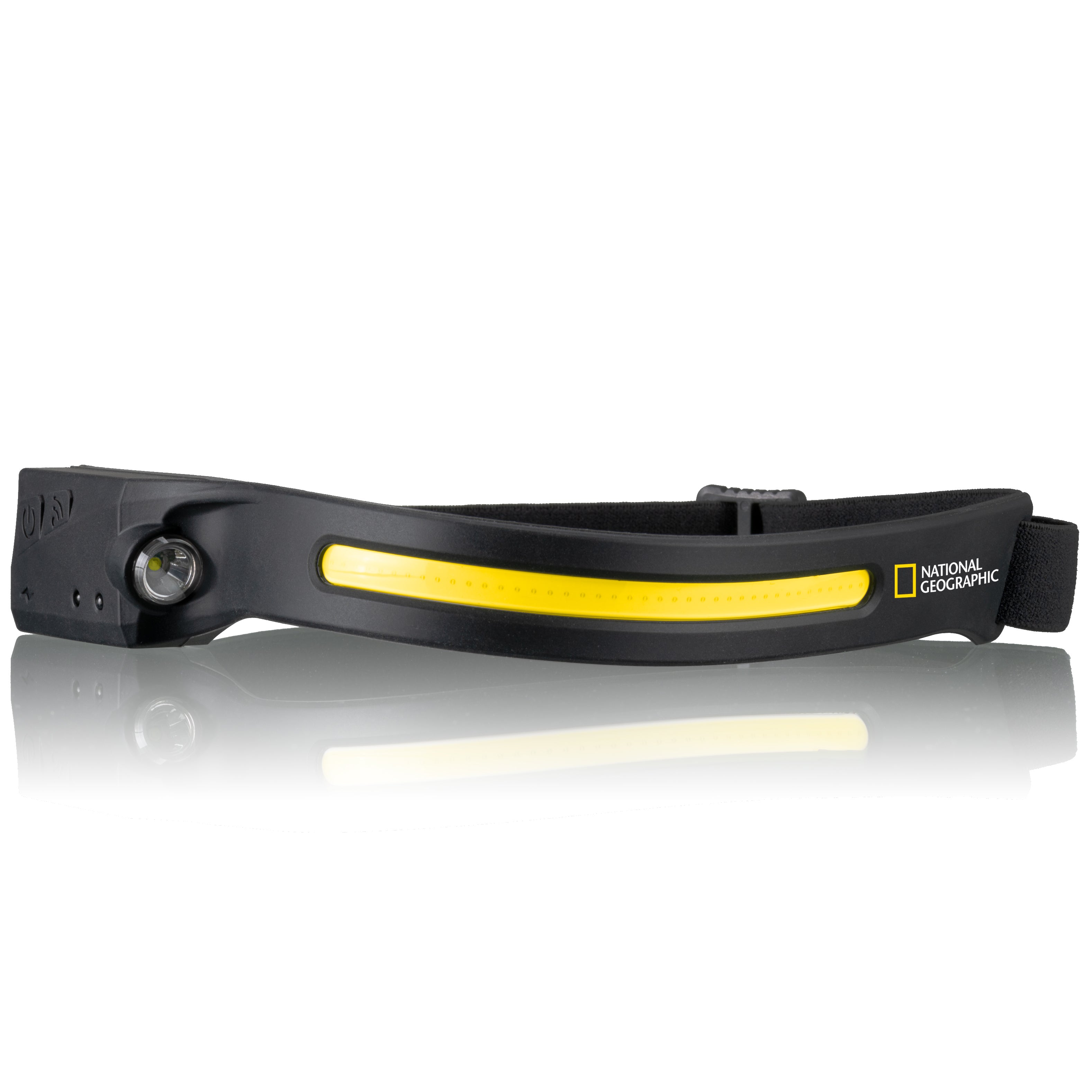 National Geographic Iluminos Stripe Stirnlampe – 300 lm – Schwarz