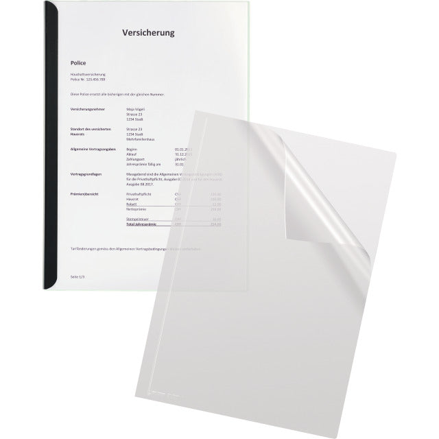 Kolma Konferenzmappe – A4, Kunststoff, Transparent