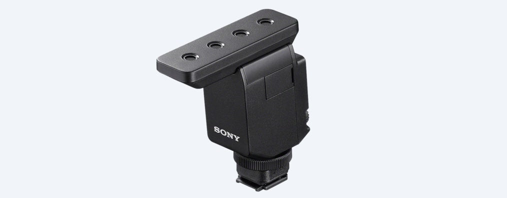 Sony ECM-B10 – Richtrohrmikrofon, umschaltbare Richtcharakteristik, dynamisch, Video, für Sony Kameras, schwarz