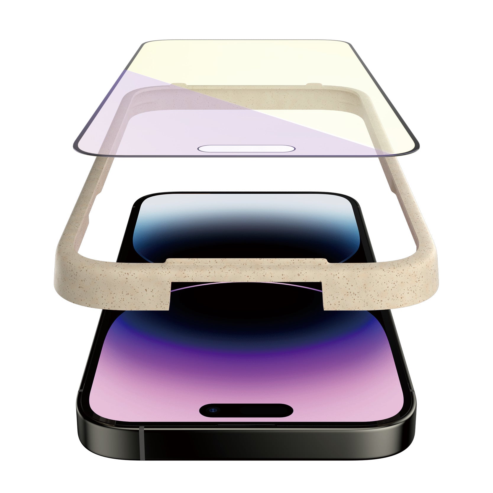 PanzerGlass Displayschutz (Panzerglas), Ultra-Wide Fit – für iPhone 14 Pro Max – mit Applikator