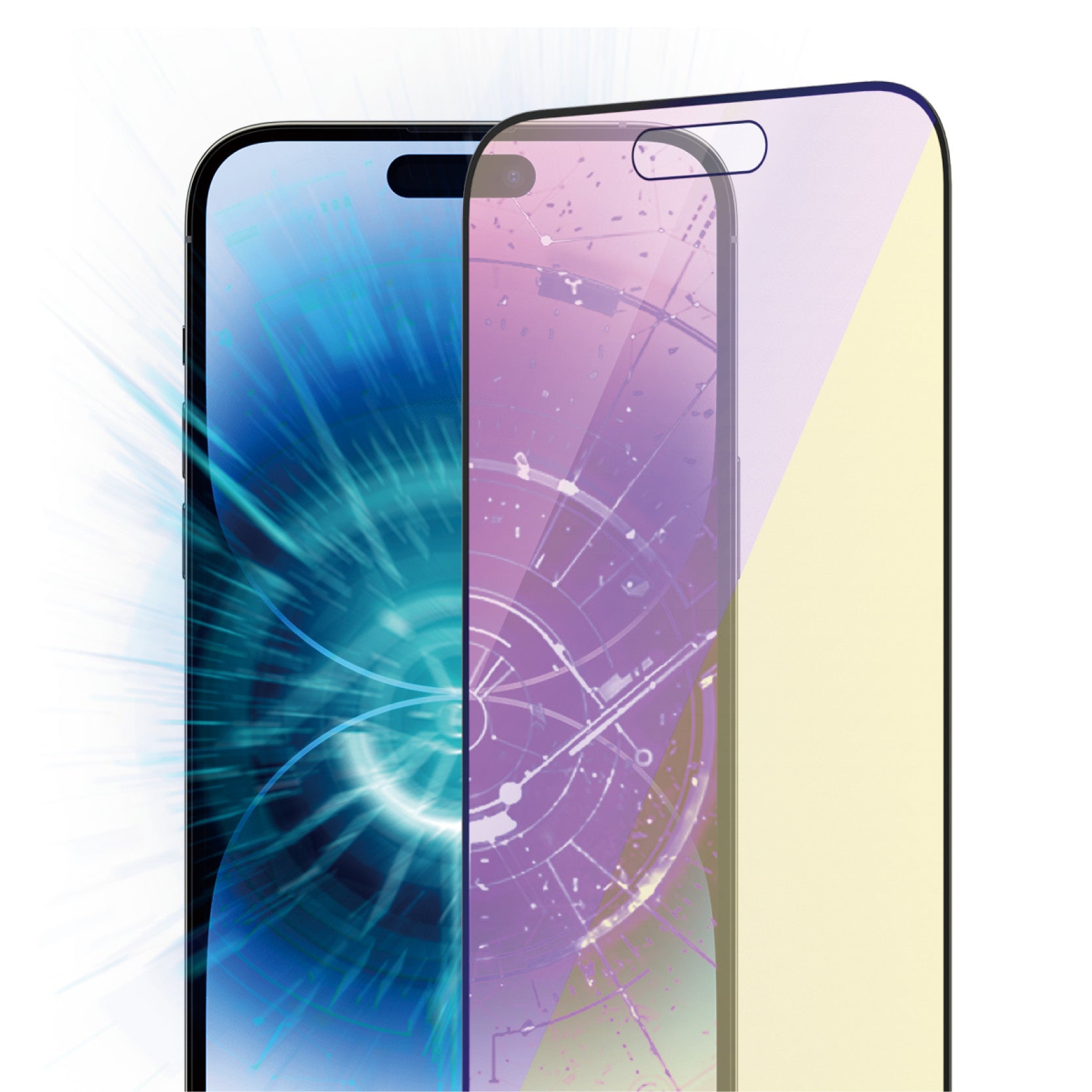 PanzerGlass Displayschutz (Panzerglas), Ultra-Wide Fit – für iPhone 14 Pro Max – mit Applikator