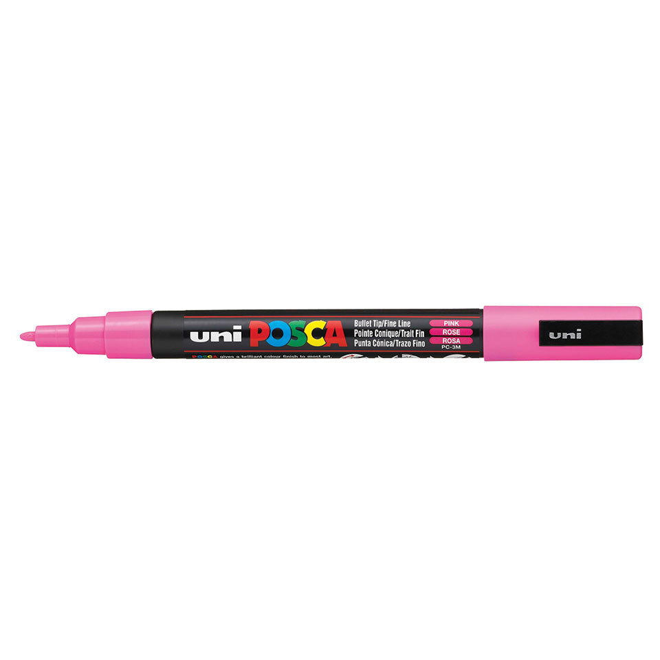 Uni-Ball Kreidemarker – Rund, 0,9–1,3 mm – Rosa