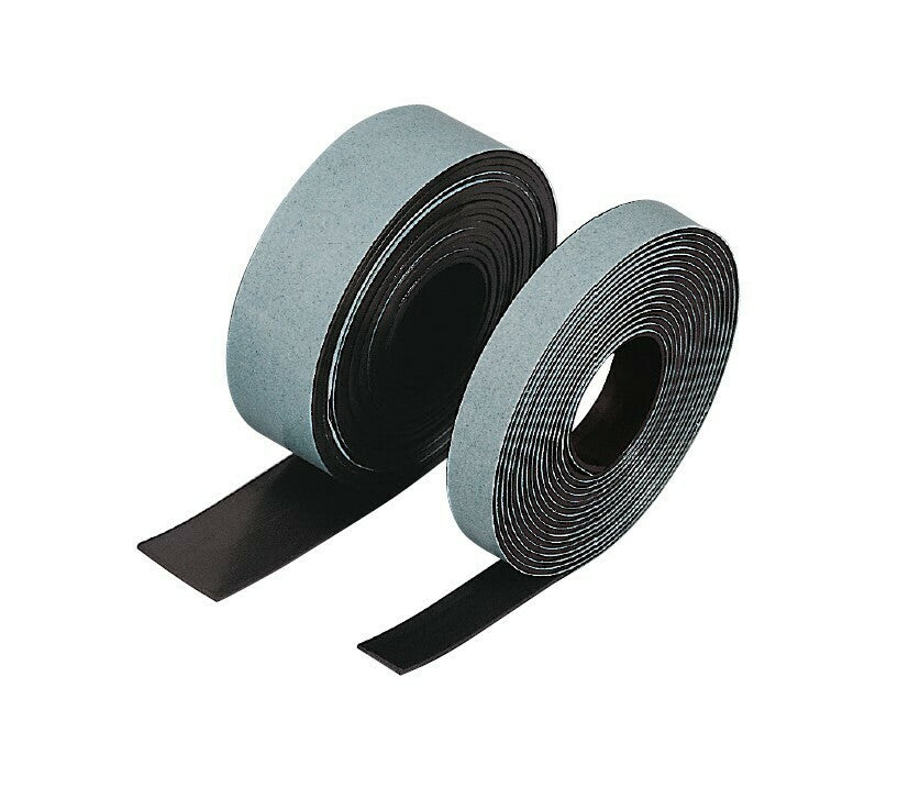 BEREC Magnetstreifen – selbstklebend – 12,5 mm × 3 m – schwarz