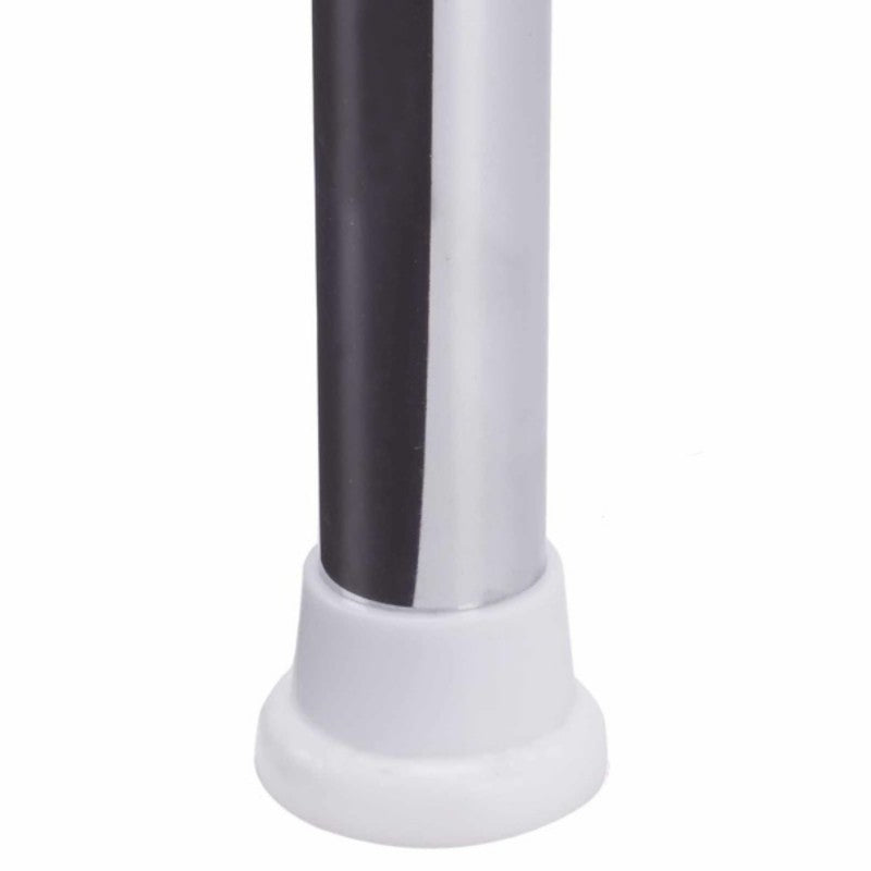 MSV Duschregal Teleskopstange – 35,5×25×145–250 cm, Metall, Silber