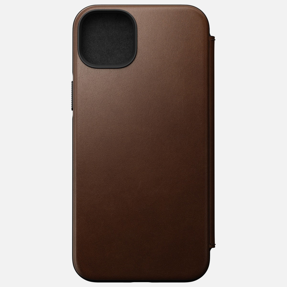 Nomad Moderne Wallethülle – für Apple iPhone 14 Plus, 3 Kartenfächer, Leder, Rost