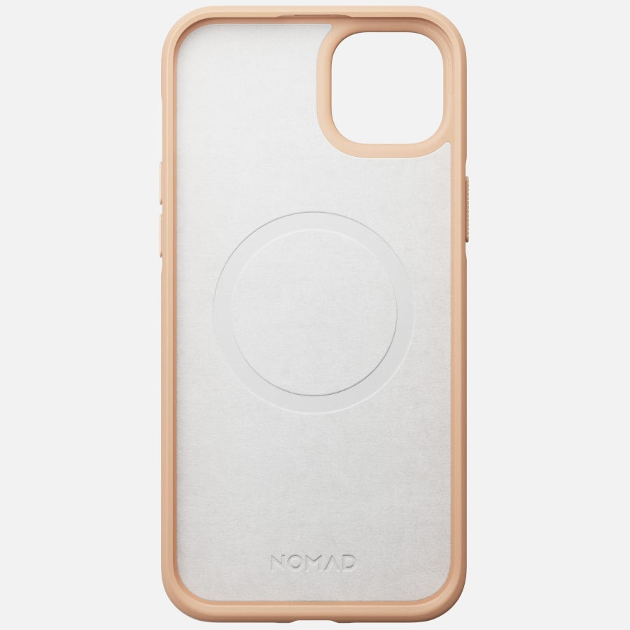 Nomad Modernes Backcover – für Apple iPhone 14 Plus, Leder+PC, Natural
