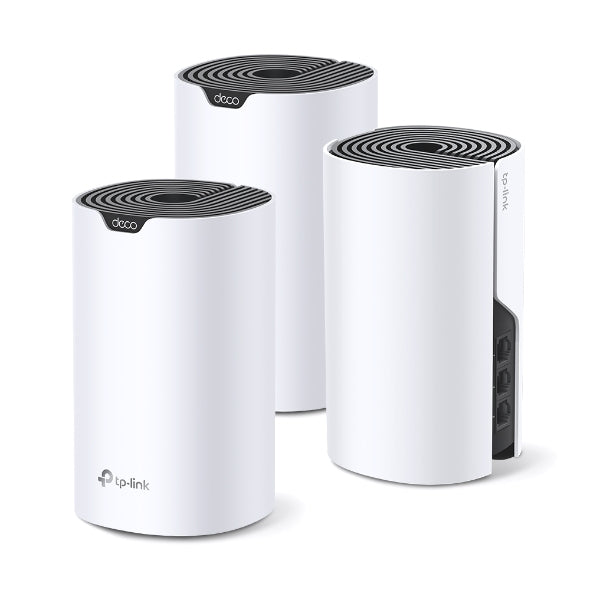 TP-Link Deco S7 Mesh-Set (3er) – Wi-Fi 5 (802.11ac), Dual-Band, bis 1,9 Gbit/s, je 3× LAN