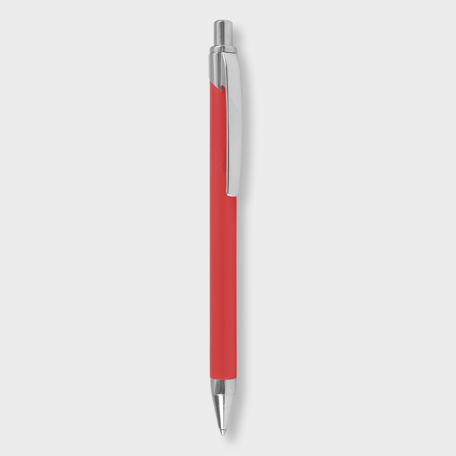 BALLOGRAF Rondo Soft Kugelschreiber – Blau, 1 mm Spitze, Druck, Gummi, Rot, nachfüllbar