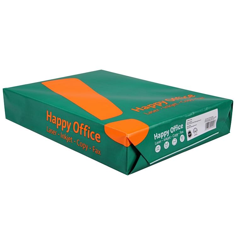 Fischer papier Happy Office Kopierpapier Weiss – A4, 80 g/m², 500 Blatt
