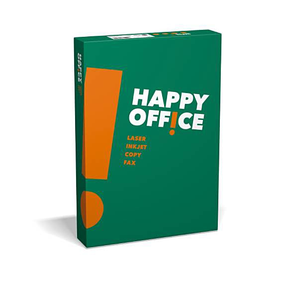 Fischer papier Happy Office Kopierpapier Weiss – A3, 80 g/m², 500 Blatt