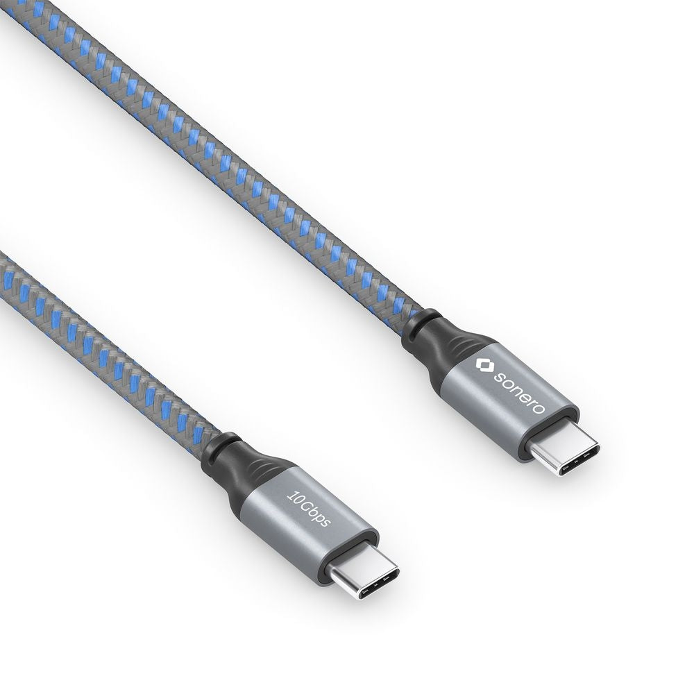 Sonero – USB-Kabel, USB-C zu USB-C, 1 m, USB 3, Lade-/Datenkabel
