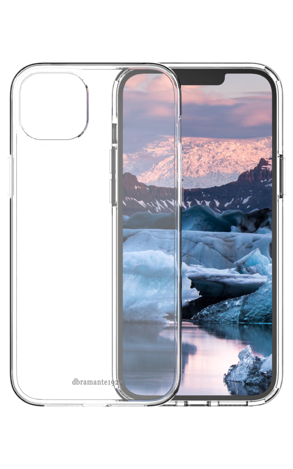 dbramante1928 Backcover – für Apple iPhone 14 Plus, Recycling-Kunststoff, transparent, bis 3 m sturzsicher