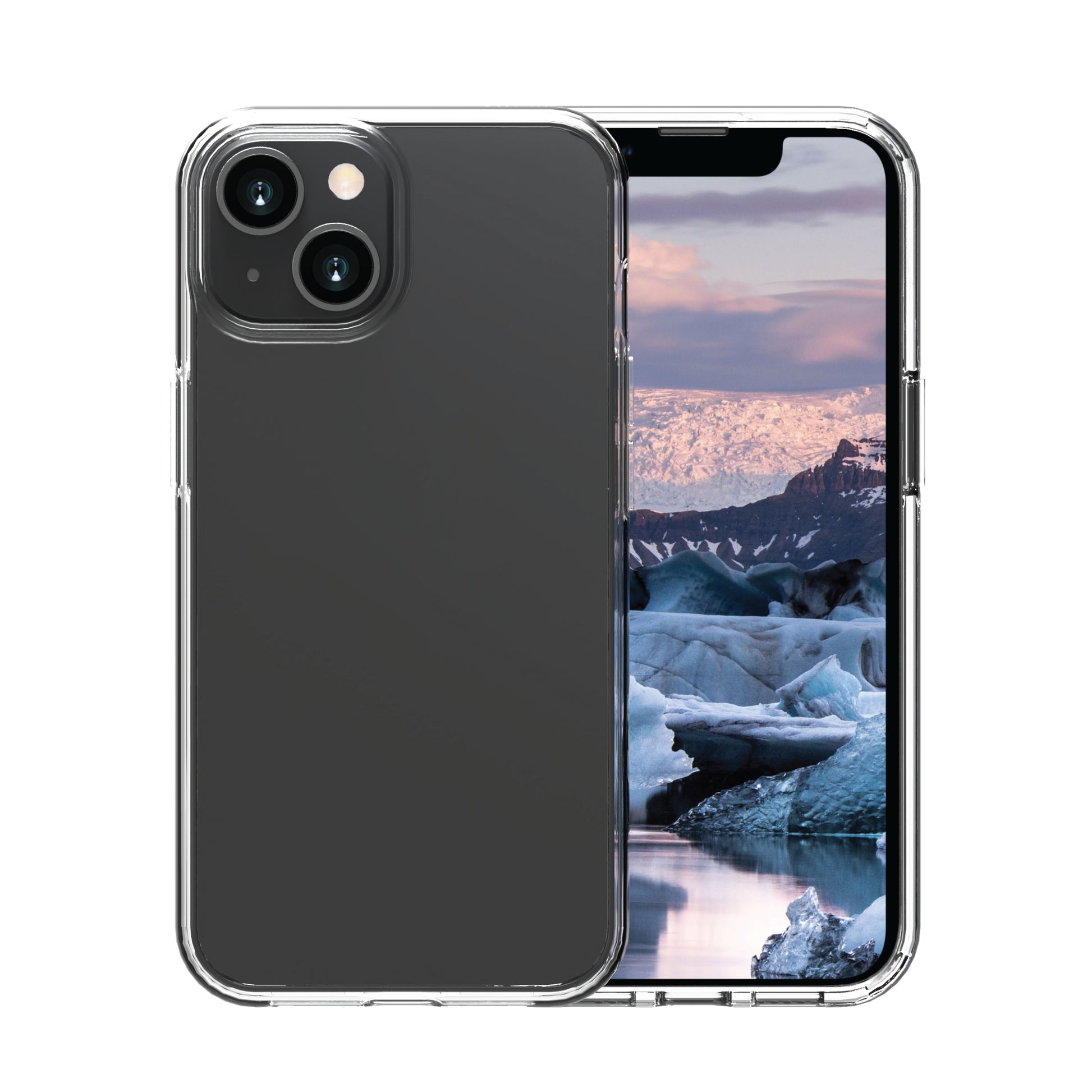 dbramante1928 Backcover – für Apple iPhone 14 Plus, Recycling-Kunststoff, transparent, bis 3 m sturzsicher