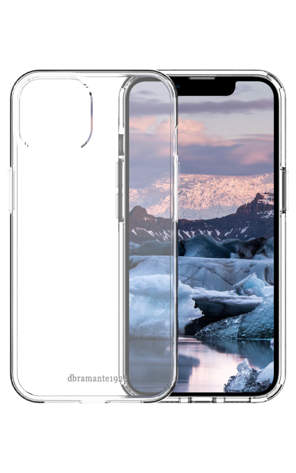 dbramante1928 Backcover – für Apple iPhone 14, Recycling-Kunststoff, transparent, bis 3 m sturzsicher