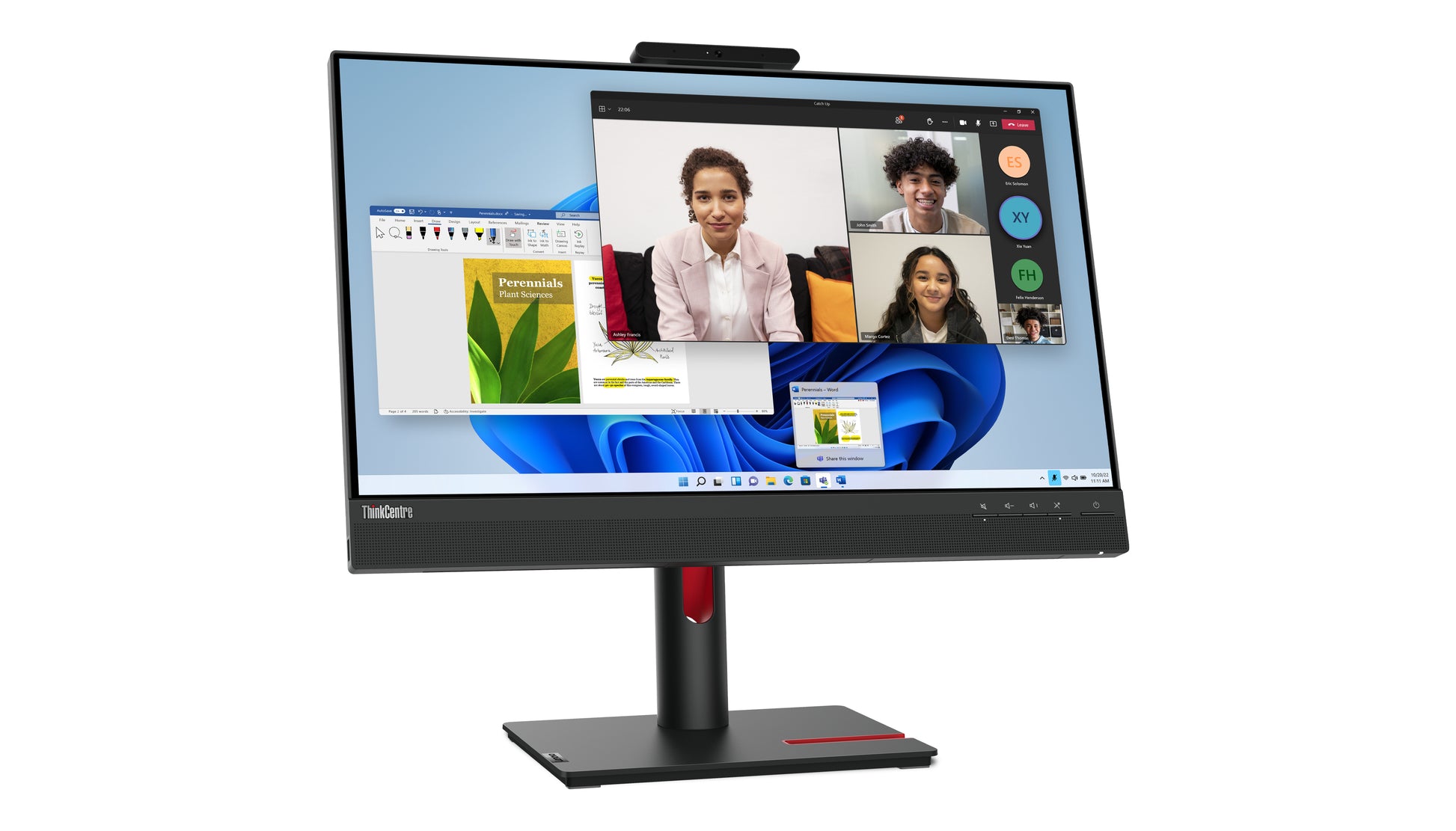 Lenovo ThinkCentre Tiny-in-One 24 – Monitor, 23,8", VESA 100 × 100, Raven Black