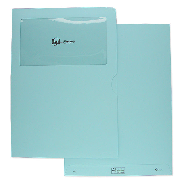 Goessler Gössler Sichtmappe E4 – Hellblau, Papier, 100er-Pack