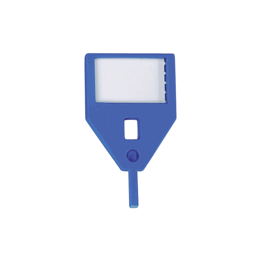 Rieffel Schlüsselschild KyStor A15734 für KyStor Schlüsselkästen – Kunststoff, Blau, 10er-Pack