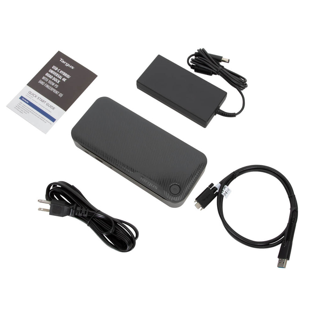 Targus DOCK710EUZ Dockingstation – USB-C, 2× DP, 2× HDMI, 4× USB-A, 100 W PD, für Windows/Mac