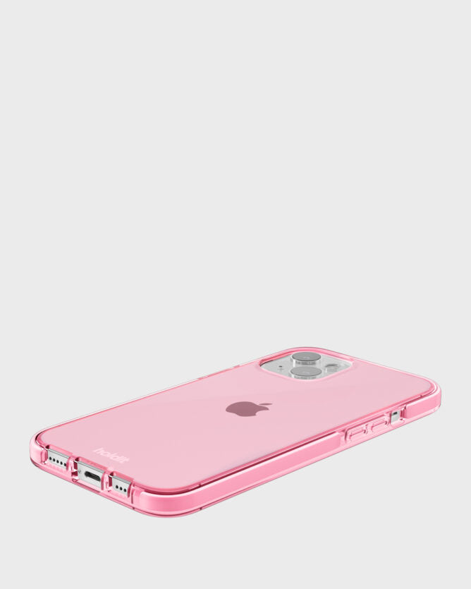 Holdit – Backcover – für Apple iPhone 14 Plus – transparent/pink – TPU