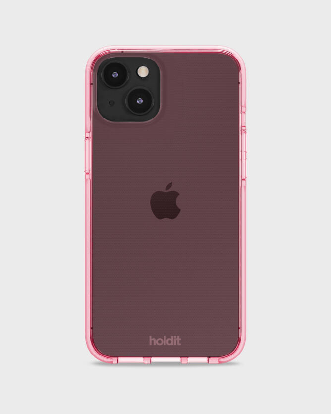 Holdit – Backcover – für Apple iPhone 14 Plus – transparent/pink – TPU