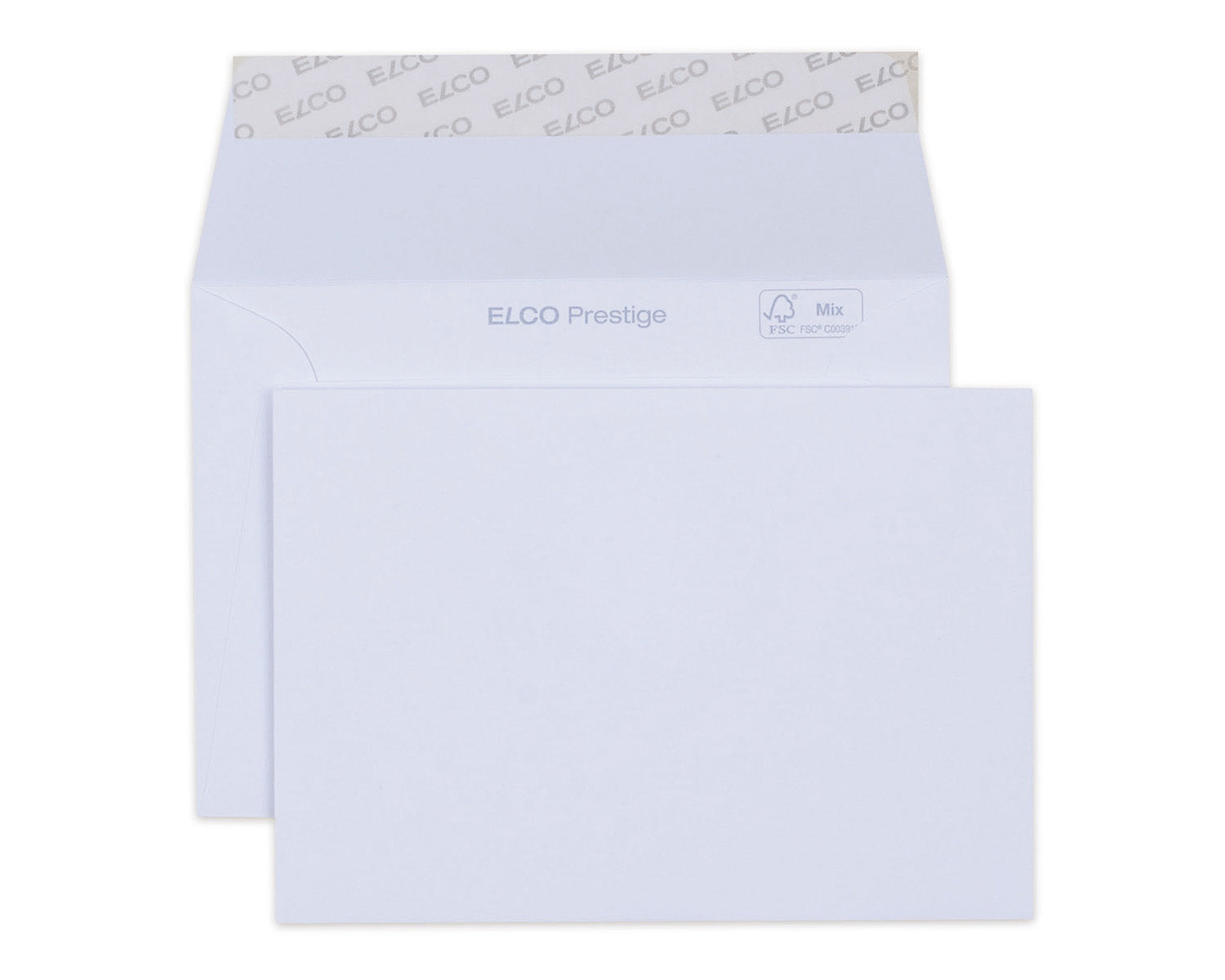 Elco Couvert C6, ohne Fenster, selbstklebend, hochweiss, 120 g/m² – 250 Stk.