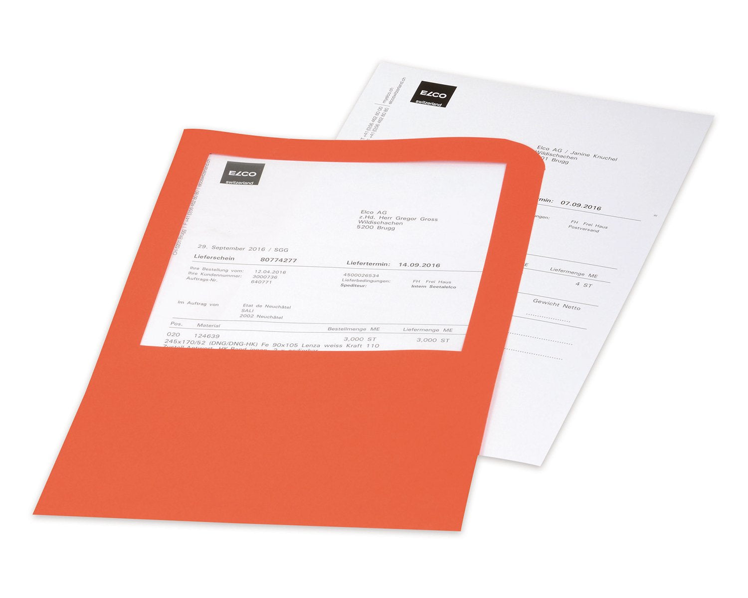 Elco Sichtmappe A4, intensivblau, Papier, 100er-Pack