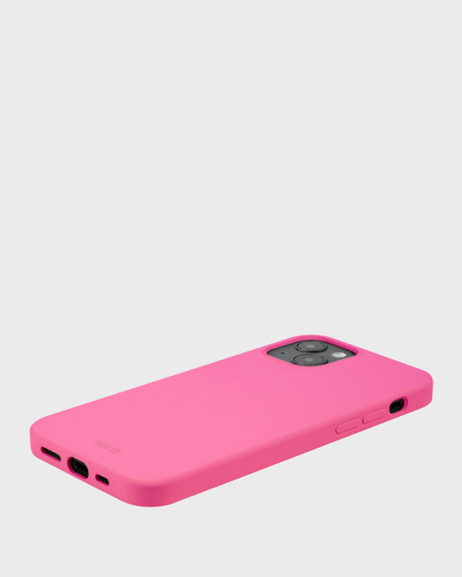 Holdit Backcover – für Apple iPhone 14 Plus, Silikon, Pink, kratz- und schockresistent