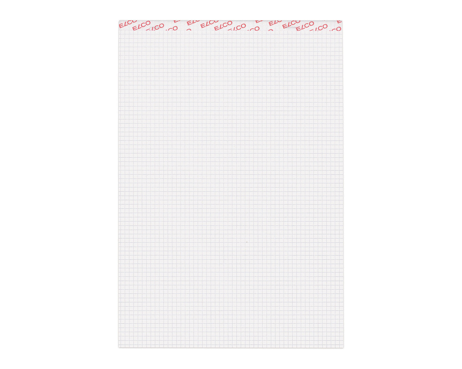 Elco Notizblock, A4, kariert 4 mm, geheftet, perforiert, 100 Blatt, 80 g/m² – weiss