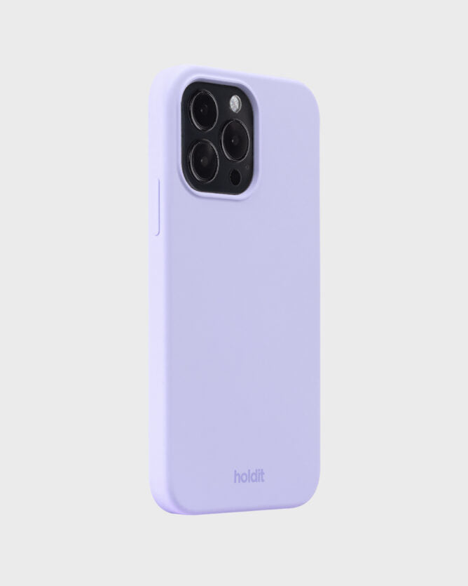 HoldIt Backcover – für Apple iPhone 14 Pro Max, Silikon, Lavendel